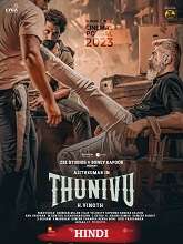Thunivu (2023) HDRip  Hindi Dubbed Full Movie Watch Online Free