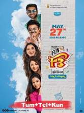 F3: Fun and Frustration (2022) HDRip  Tamil + Telugu + Kannada Full Movie Watch Online Free