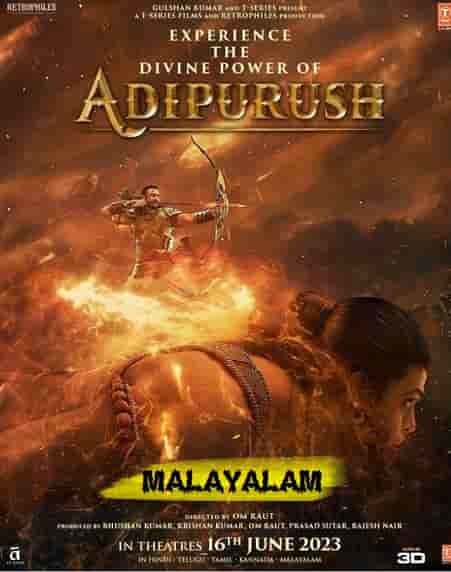 Adipurush (2023) DVDScr  Malayalam Full Movie Watch Online Free