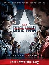 Captain America: Civil War (2016) BRRip  Telugu Dubbed Full Movie Watch Online Free